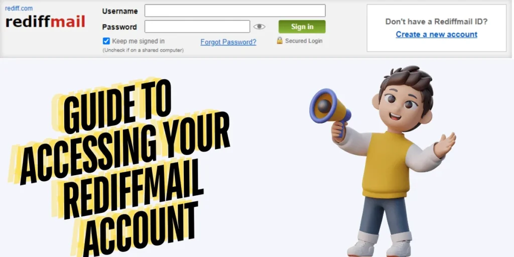 This emage showing a Step-by-Step Guide to Accessing Your Rediffmail Account